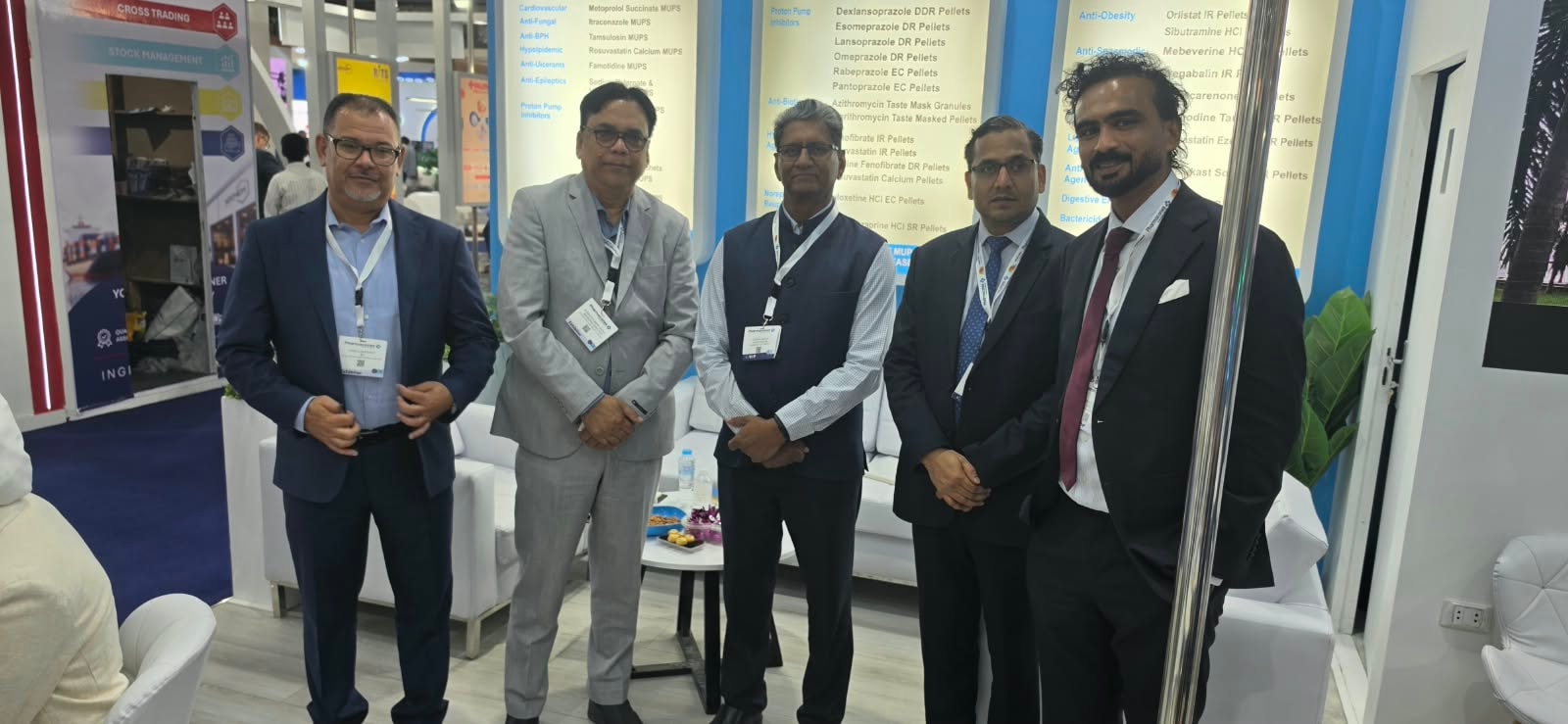 AFT Chemicals and Glukem Biocare representatives at Pharmaconex 2026